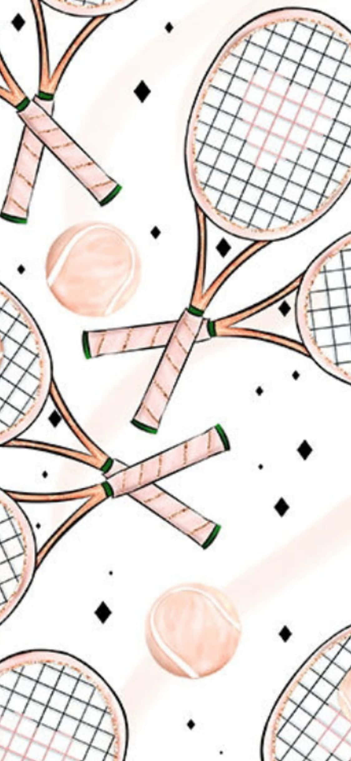 iPhone Xs Tennis-agtergrond Muurpapier