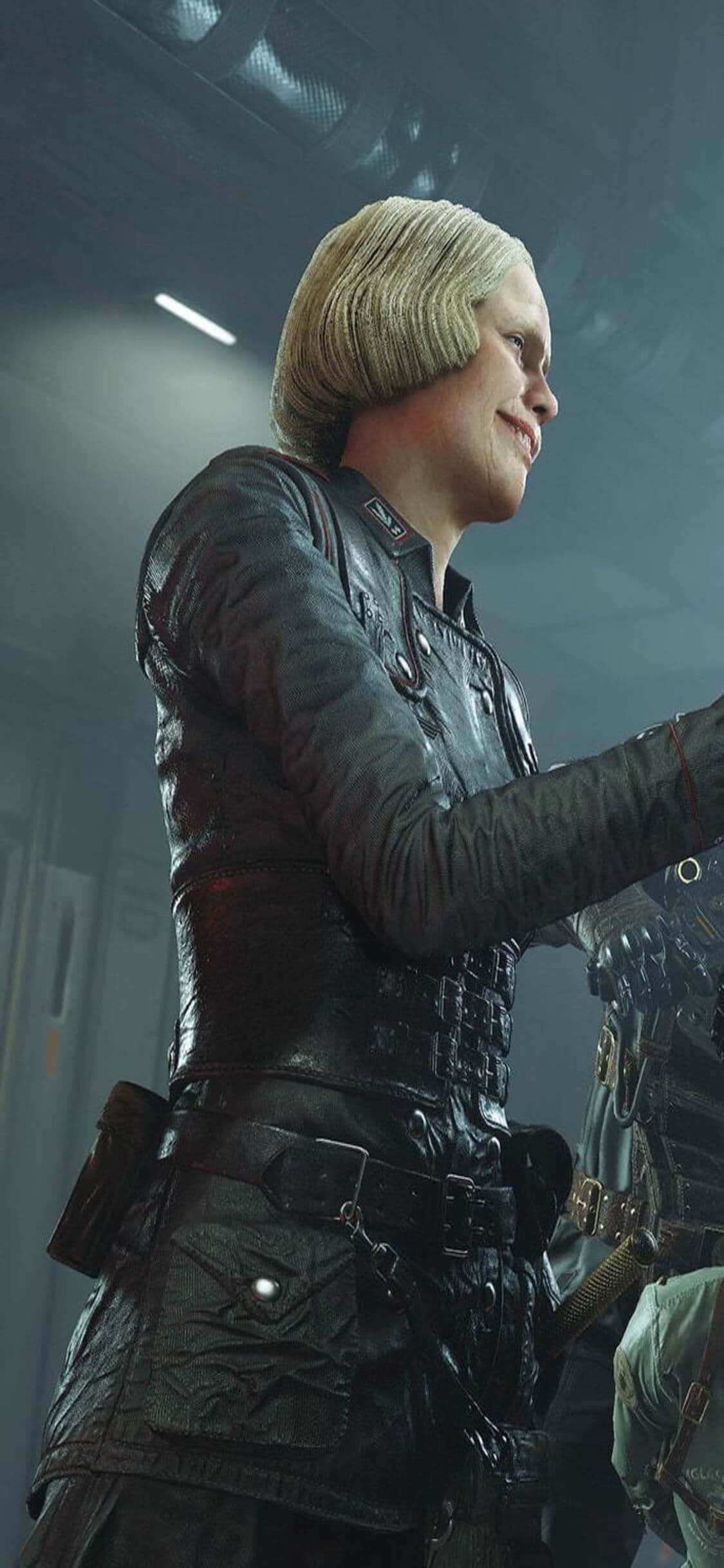iPhone Xs Wolfenstein Ii Irene Engel Agtergrond Muurpapier