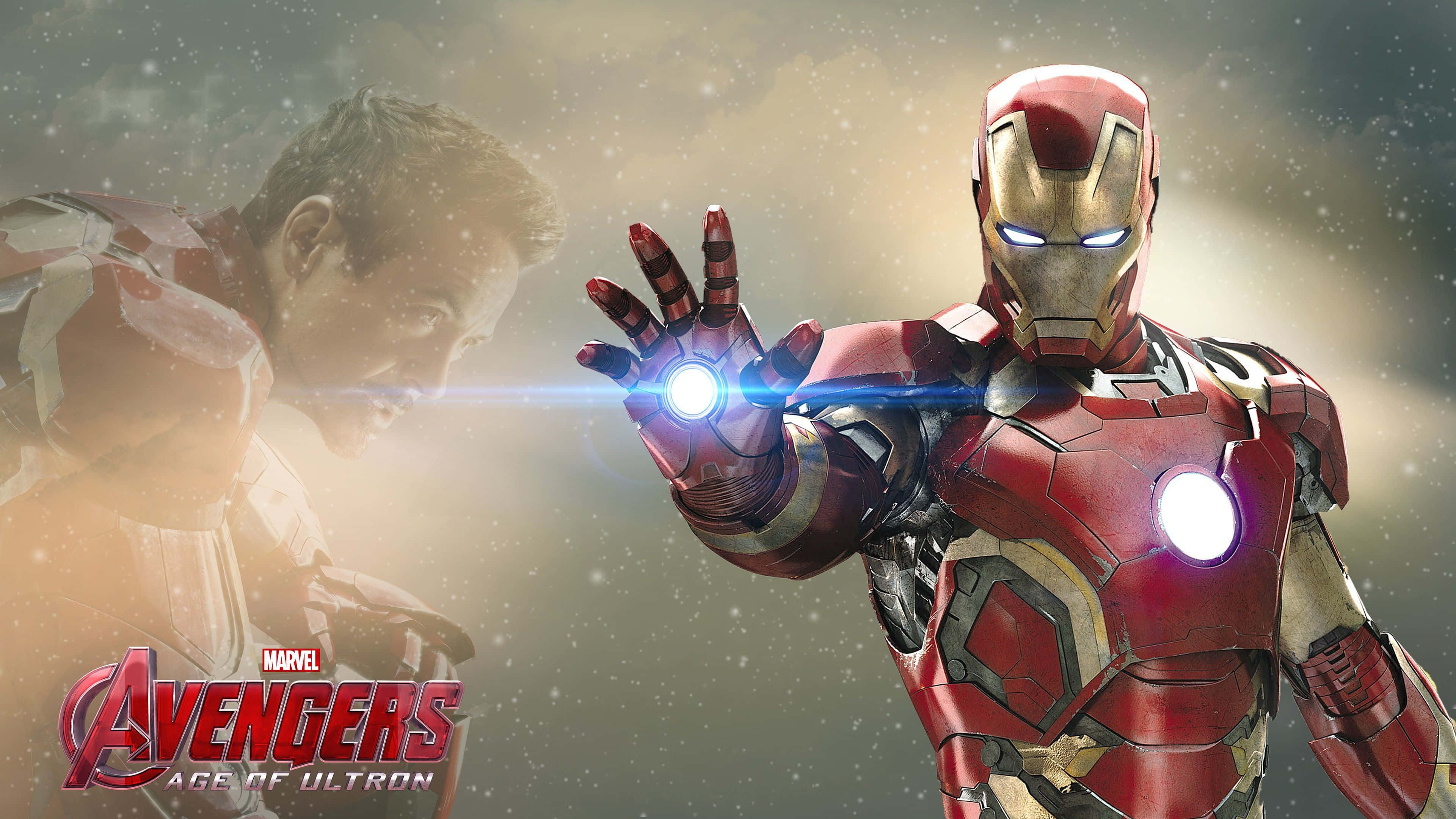 Iron Man Age of Ultron Promo-kuns Muurpapier