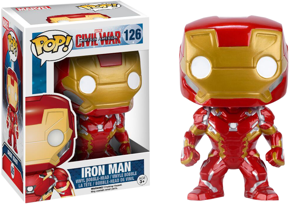 Iron Man Funko Pop Vinyl Figuur Muurpapier