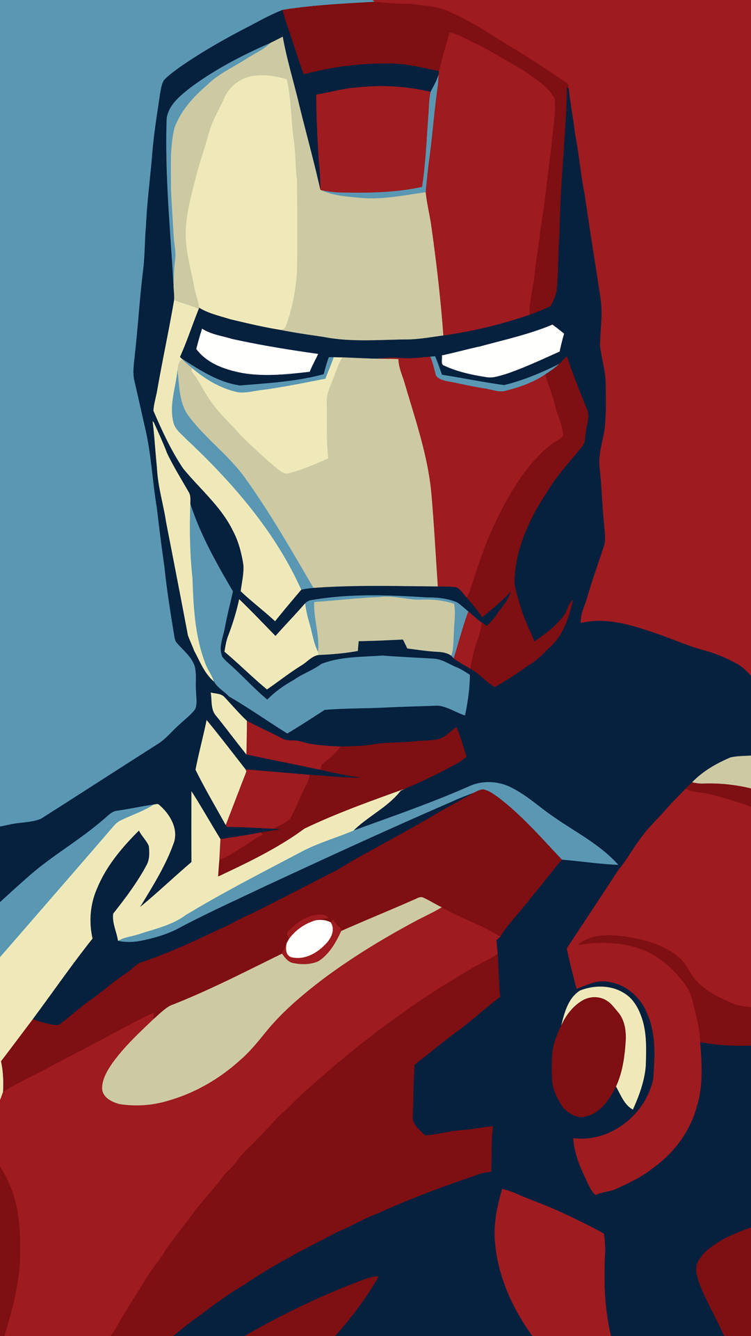 Iron Man hoop plakkaat agtergrond — Iron Man Muurpapier
