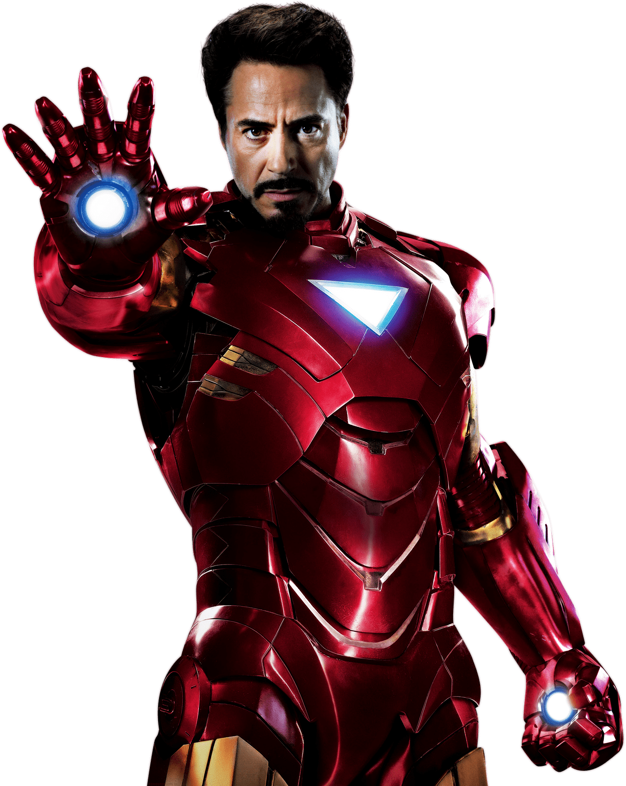 Iron Man in Aksiehouding Muurpapier