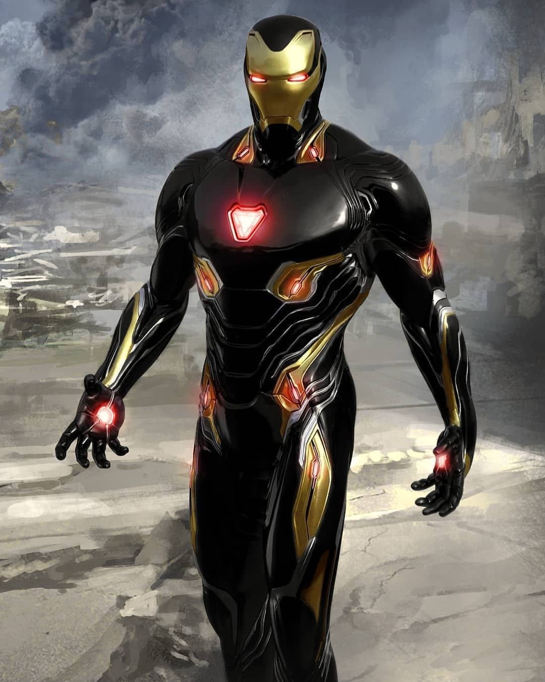 Iron Man Mark 85 Alternatiewe Kleure Muurpapier