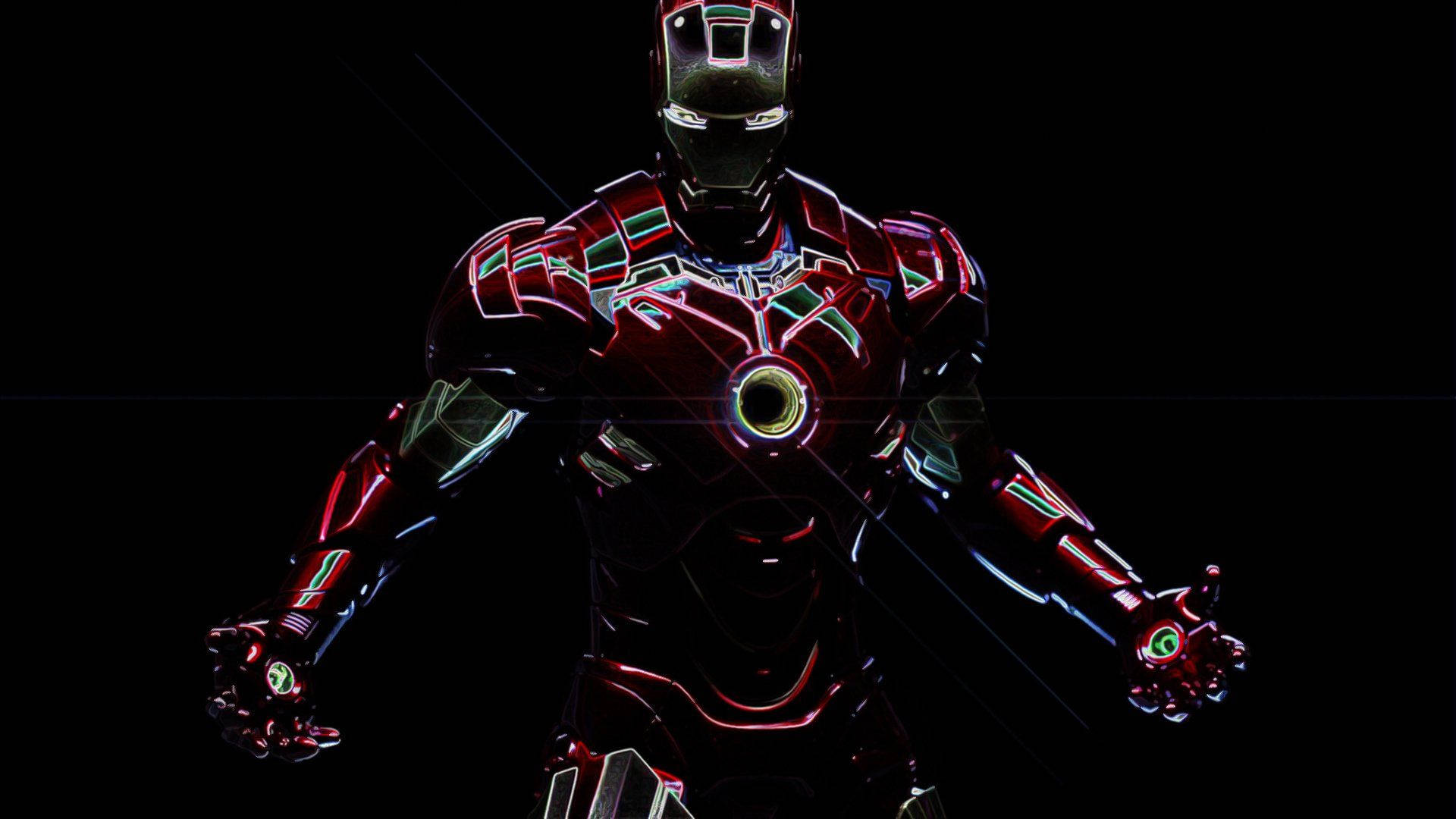 Iron Man Mark V agtergrond — Iron Man Muurpapier