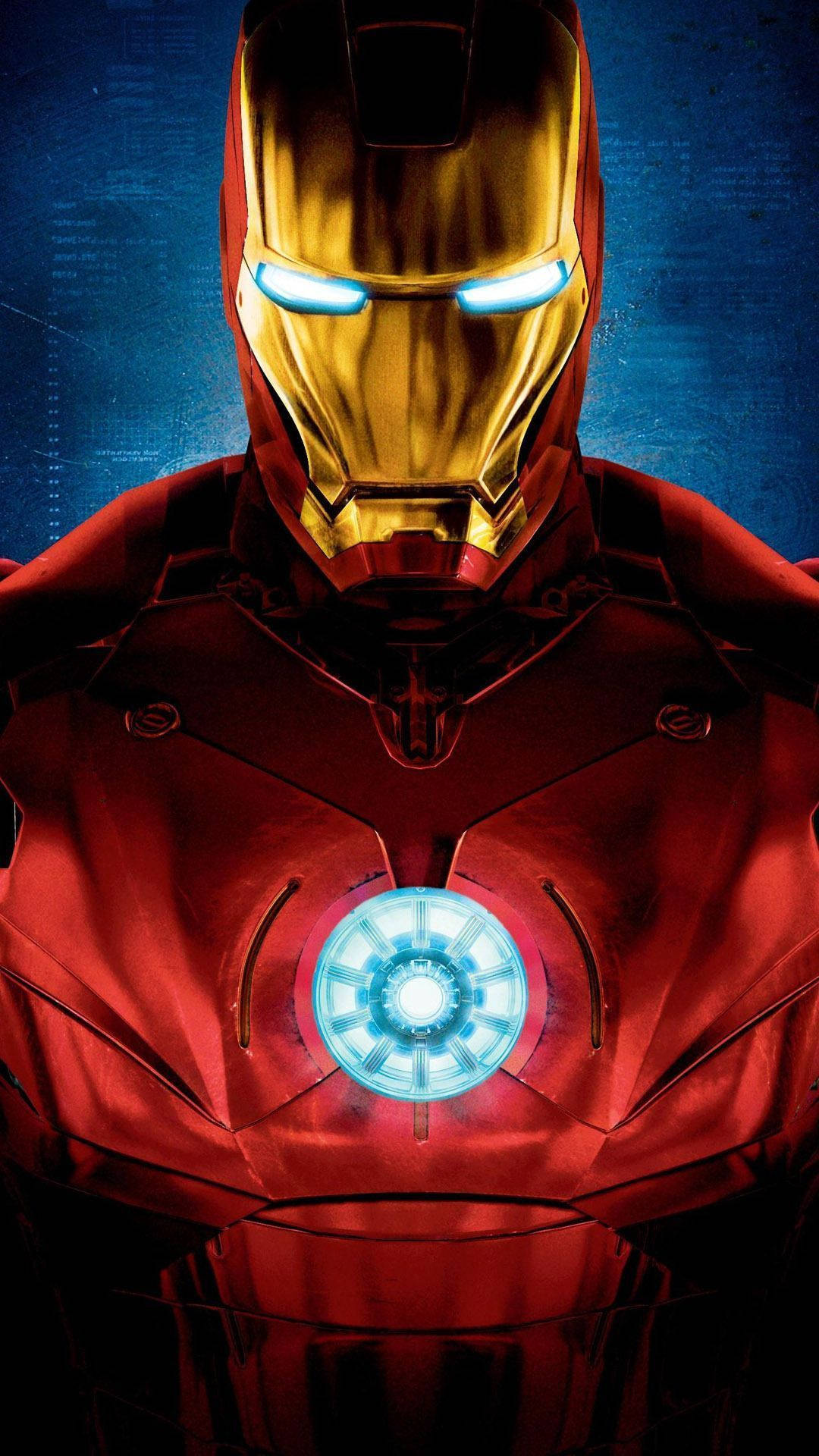 Iron Man rooi pantser agtergrond — Iron Man Muurpapier