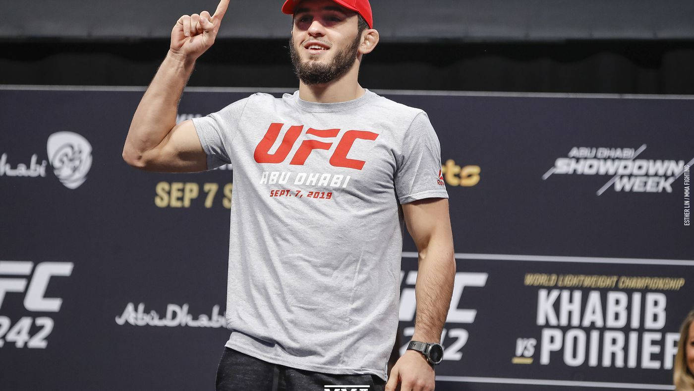 Islam Makhachev UFC Vegter Muurpapier