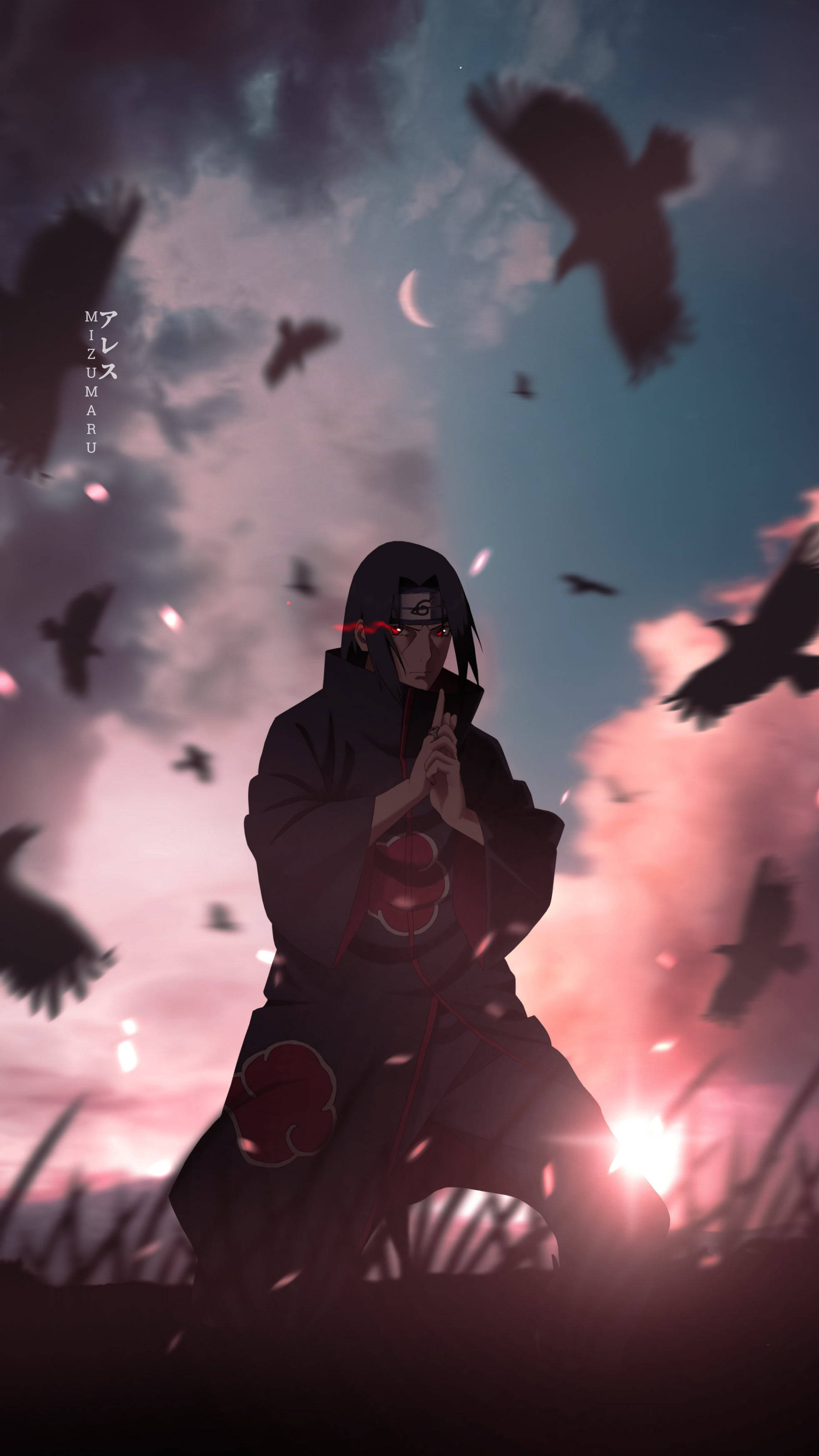 Itachi Naruto Mobiel 4K Muurpapier