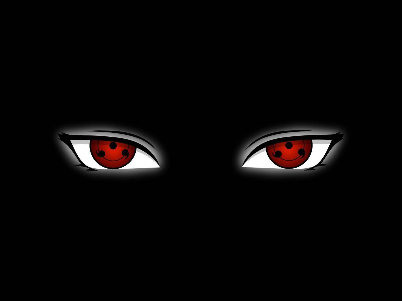 Itachi Sharingan Oogpaar Muurpapier