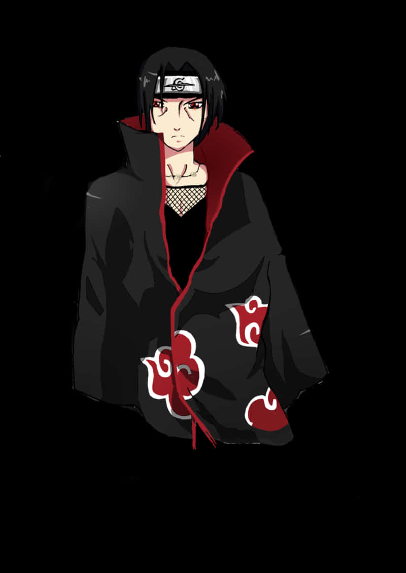 Itachi Uchiha Akatsuki-mantel Muurpapier