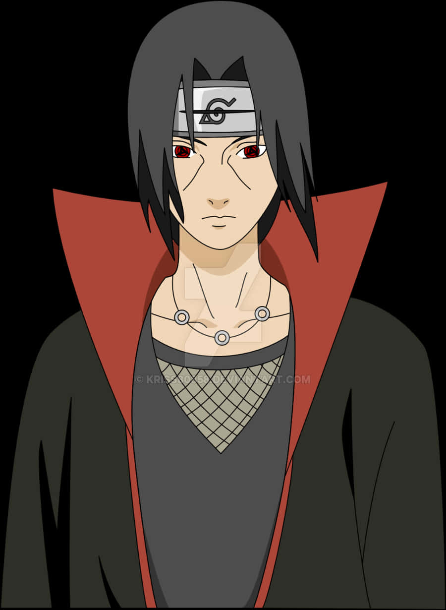 Itachi Uchiha Anime Portret Muurpapier
