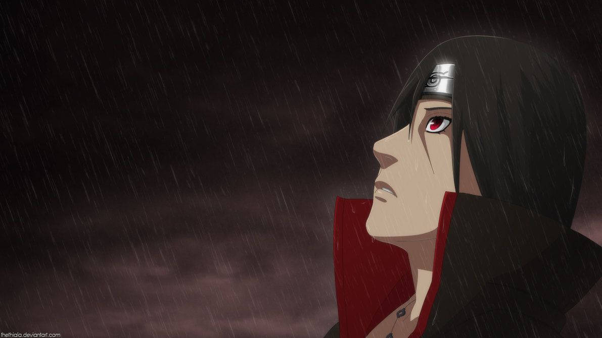 Itachi Uchiha, die Kragtige Shinobi Muurpapier