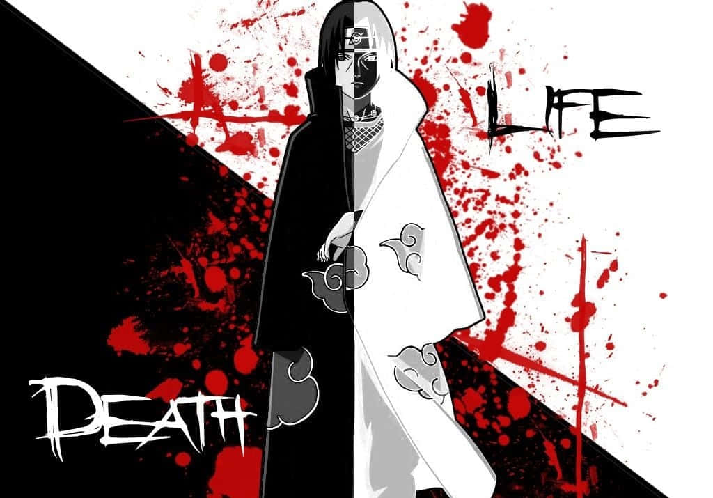 Itachi Uchiha - 'n Skrikwekkende Dog Geheimsinnige Vegter Muurpapier