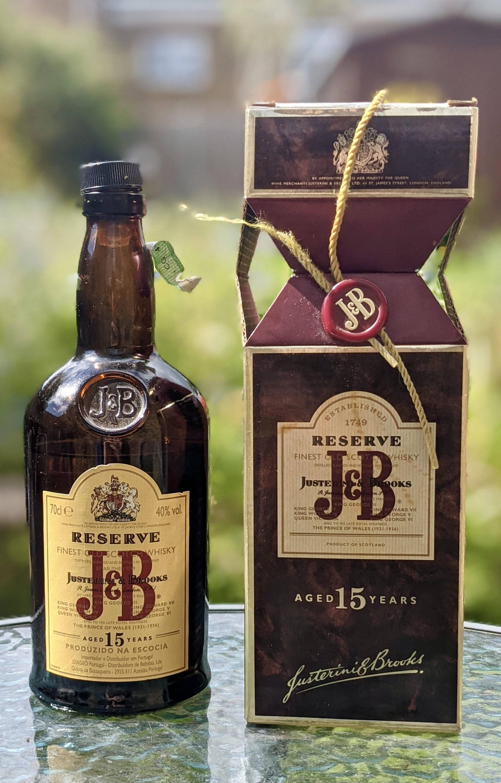 J&B Reserve Verouderd 15 Jaar Muurpapier