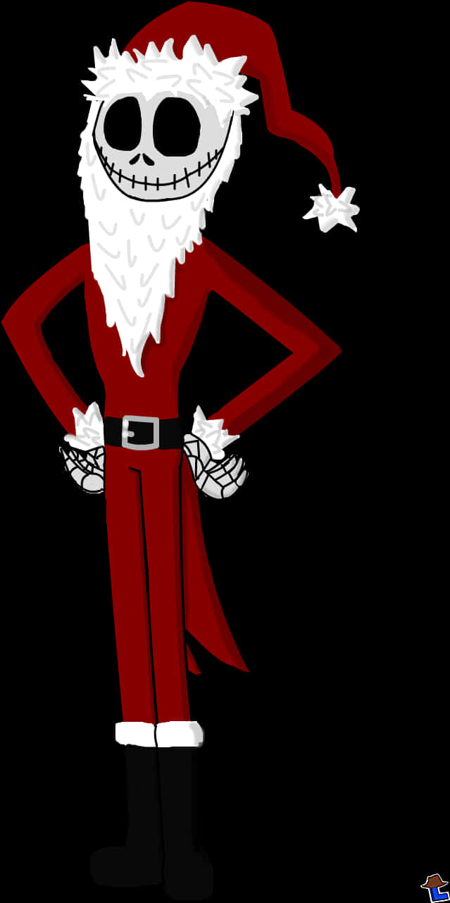 Jack Skellington Kersfeeskostuum Muurpapier