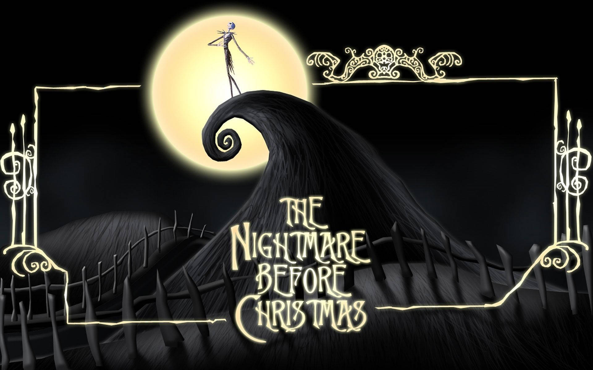 Jack uit The Nightmare Before Christmas Muurpapier