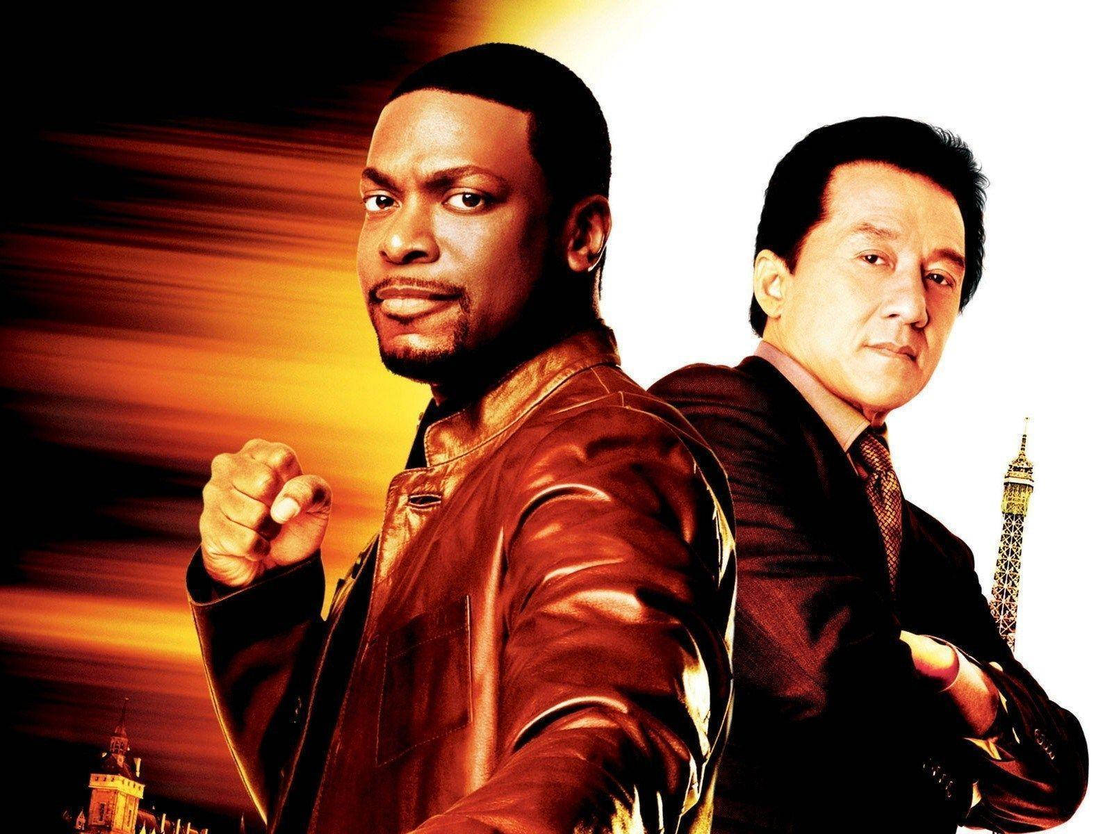 Jackie Chan en Chris Tucker Muurpapier