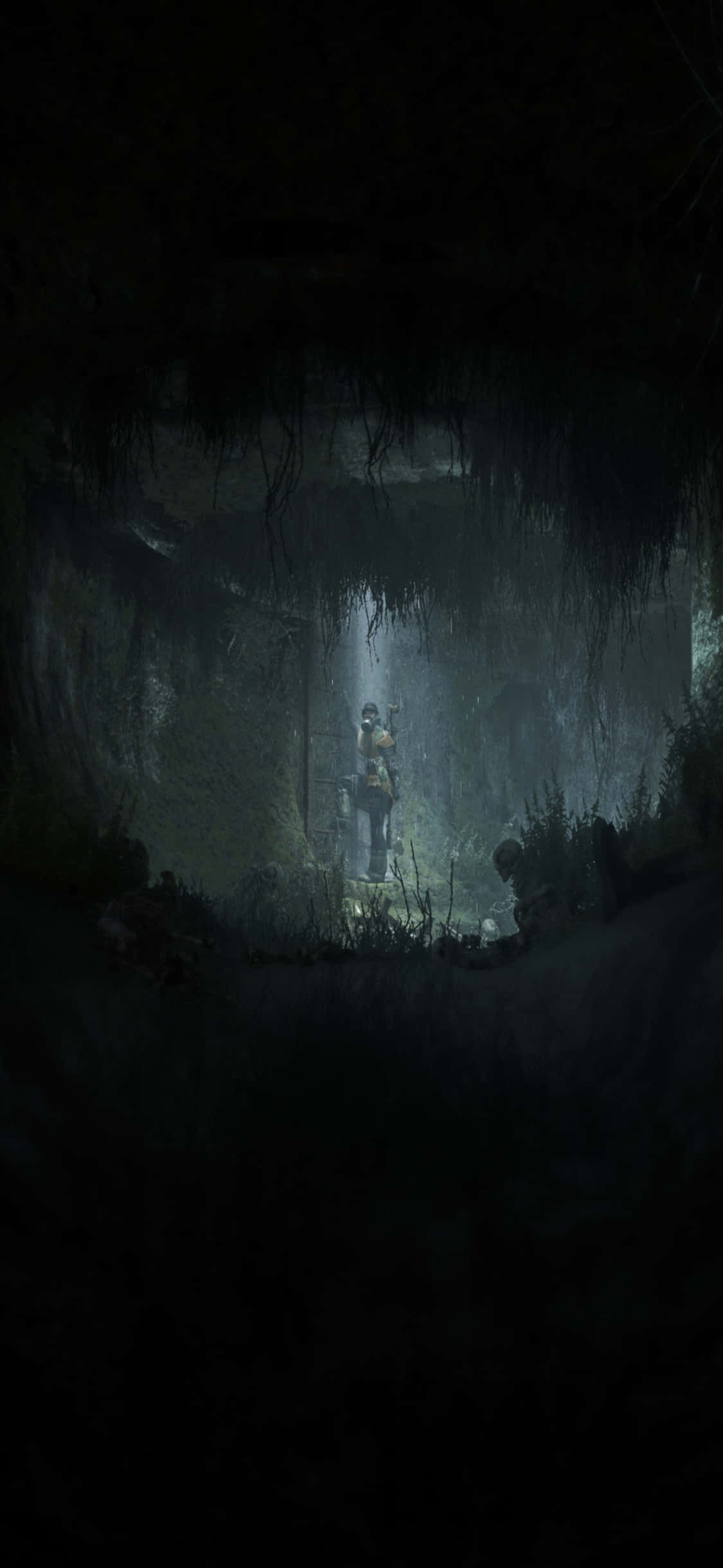 Jagter Perspektief iPhone X Metro Last Light Agtergrond Muurpapier