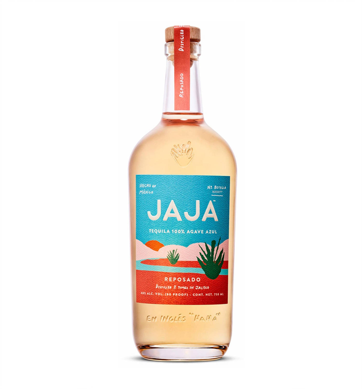 JAJA Tequila Reposado-bottel – Premiumgehalte Spiritus Muurpapier