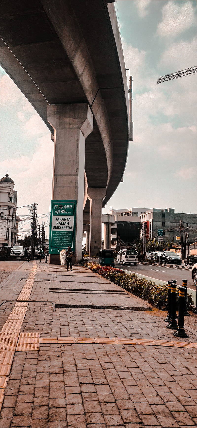 Jakarta Ramah Bersepedah Muurpapier