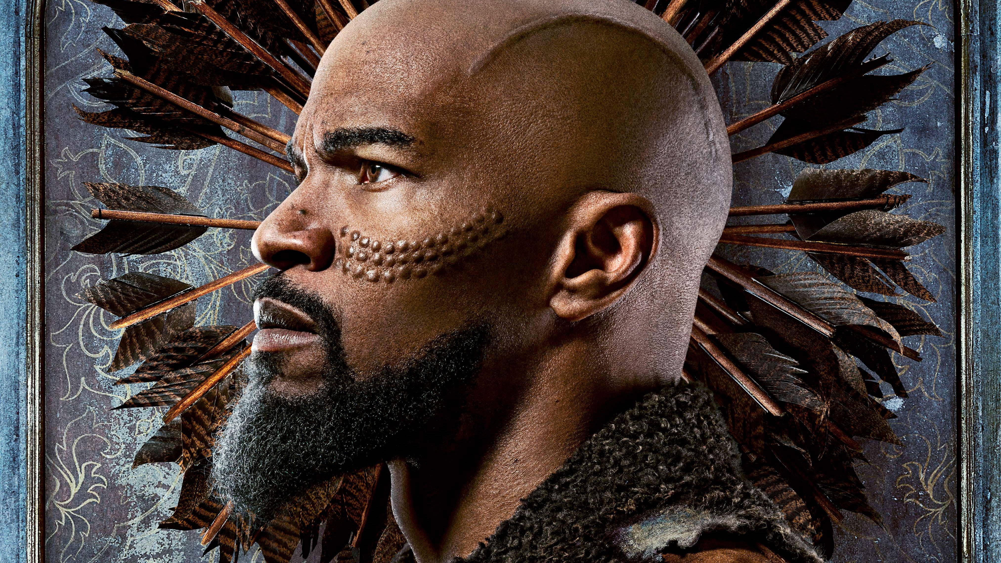Jamie Foxx in sy rol as Robin Hood in die 2018-film Muurpapier