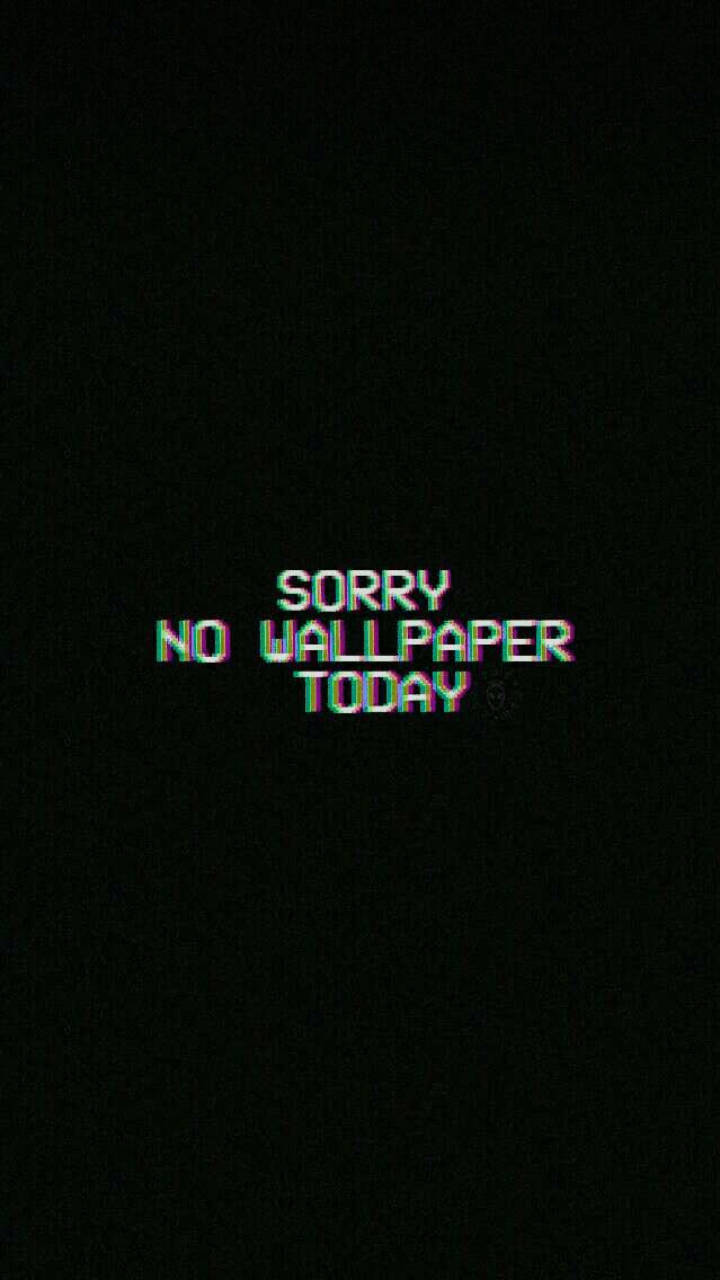 Jammer Geen Muurpapier Letter Kleur Swart Agtergrond Muurpapier