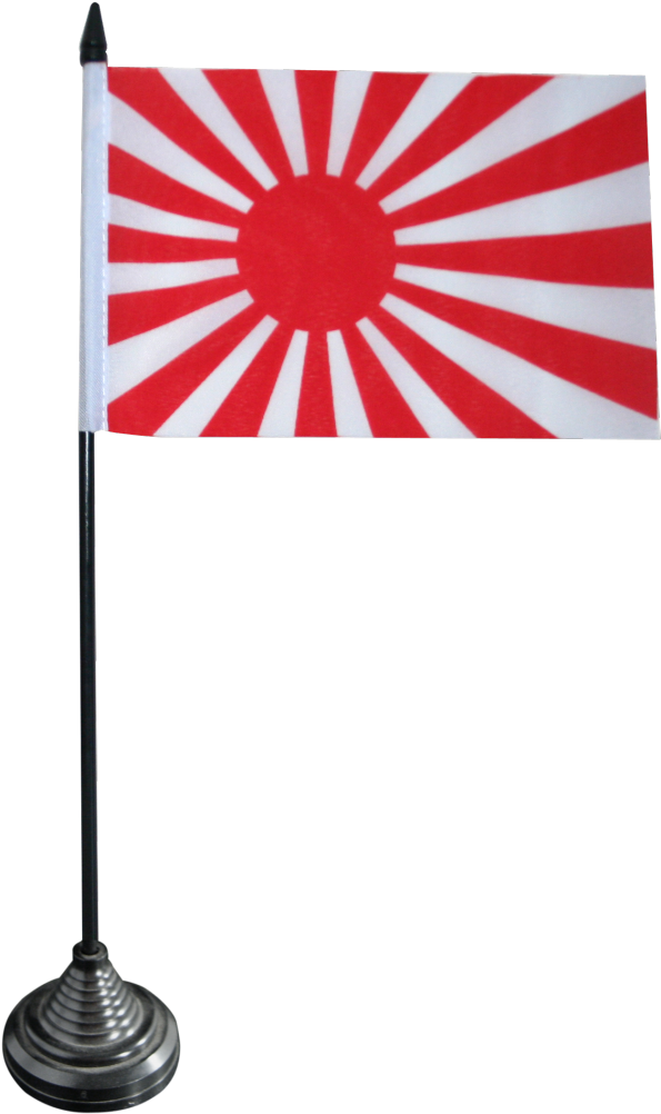 Japannese Opkomende Son Vlagstaander Muurpapier