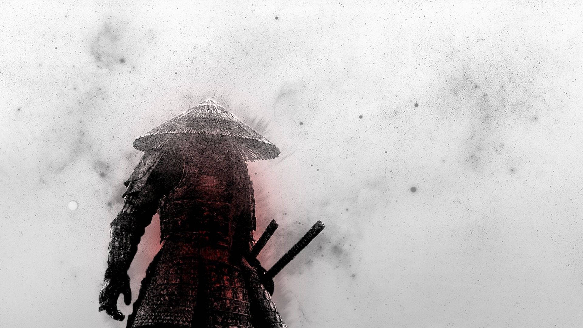 Japannese Samurai Stowwerig Muurpapier