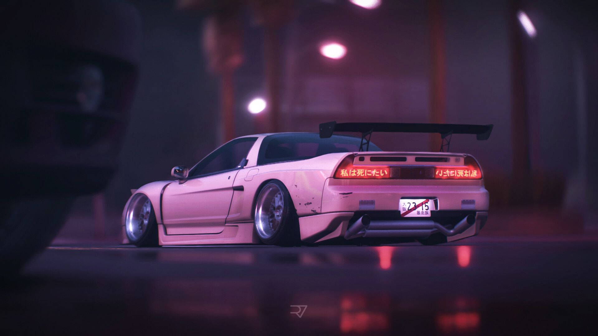 JDM Estetiek Acura NSX Muurpapier