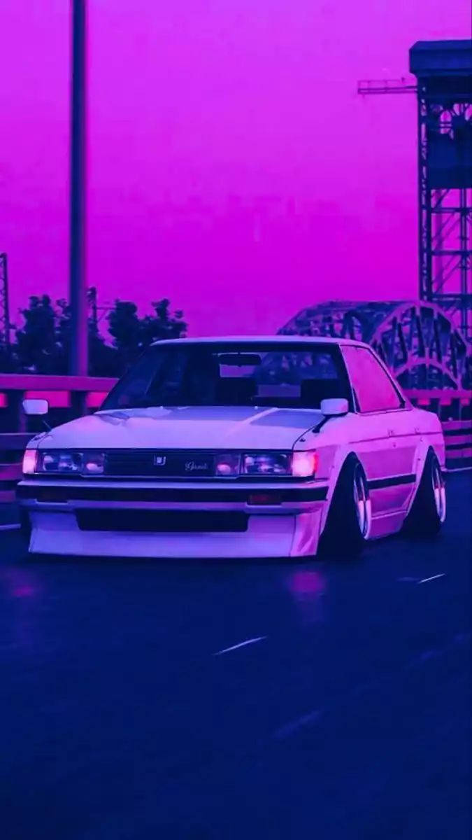 JDM-estetiese Klassieke Toyota Muurpapier