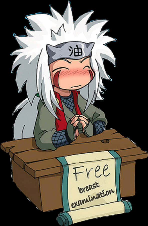Jiraiya Gratis Ondersoek Aanbod Muurpapier