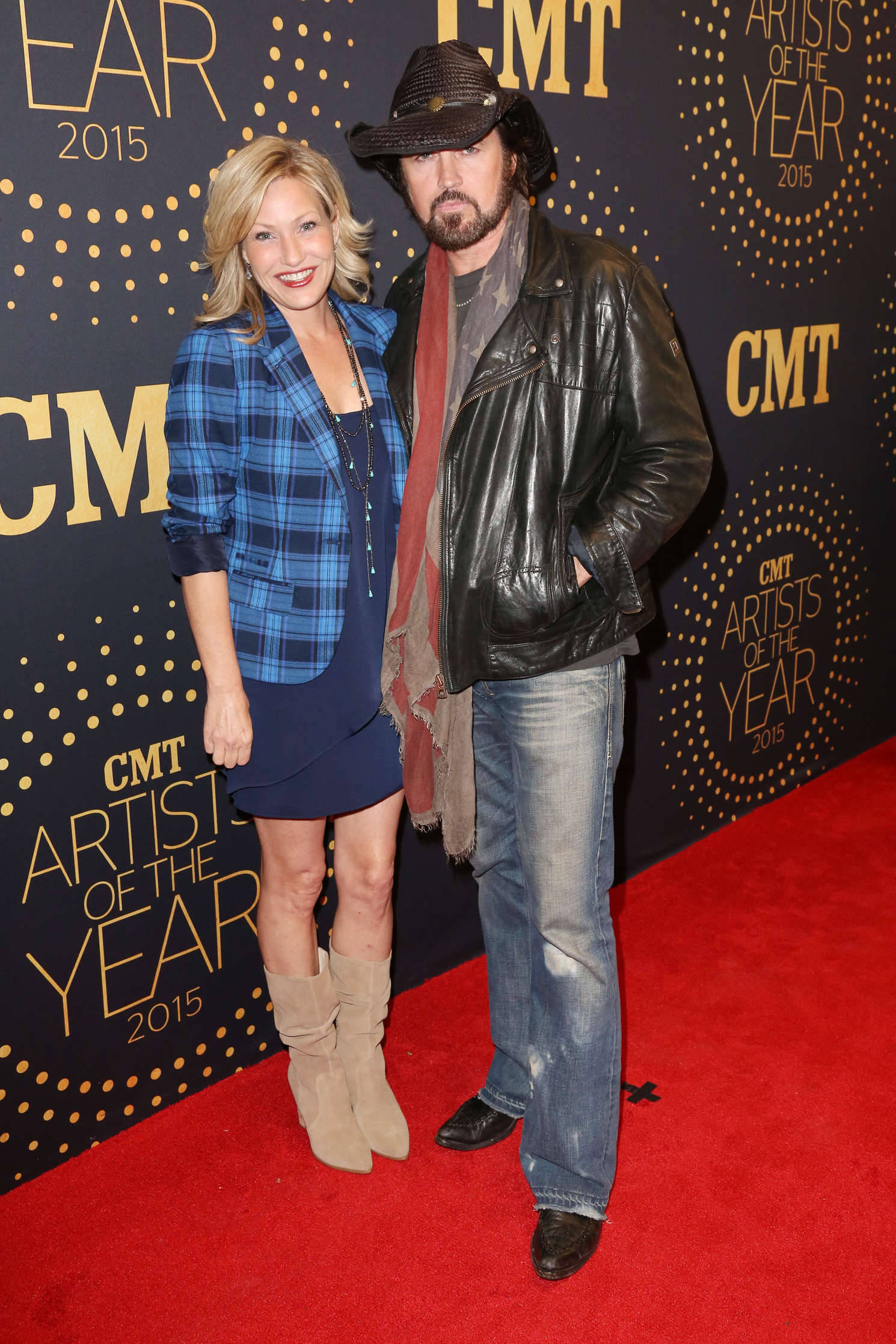 Joey Lauren Adams en Billy Ray Cyrus Muurpapier