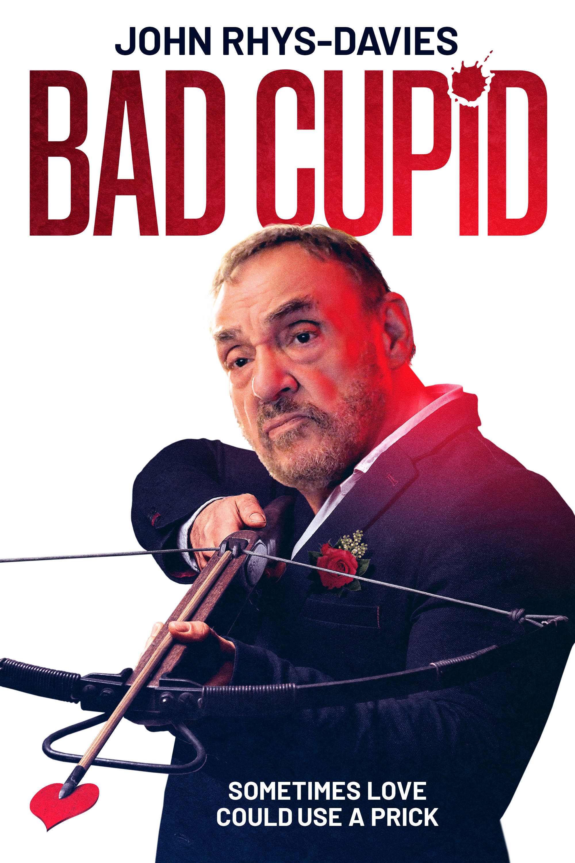 John Rhys-Davies in Bad Cupid-plakkaat Muurpapier