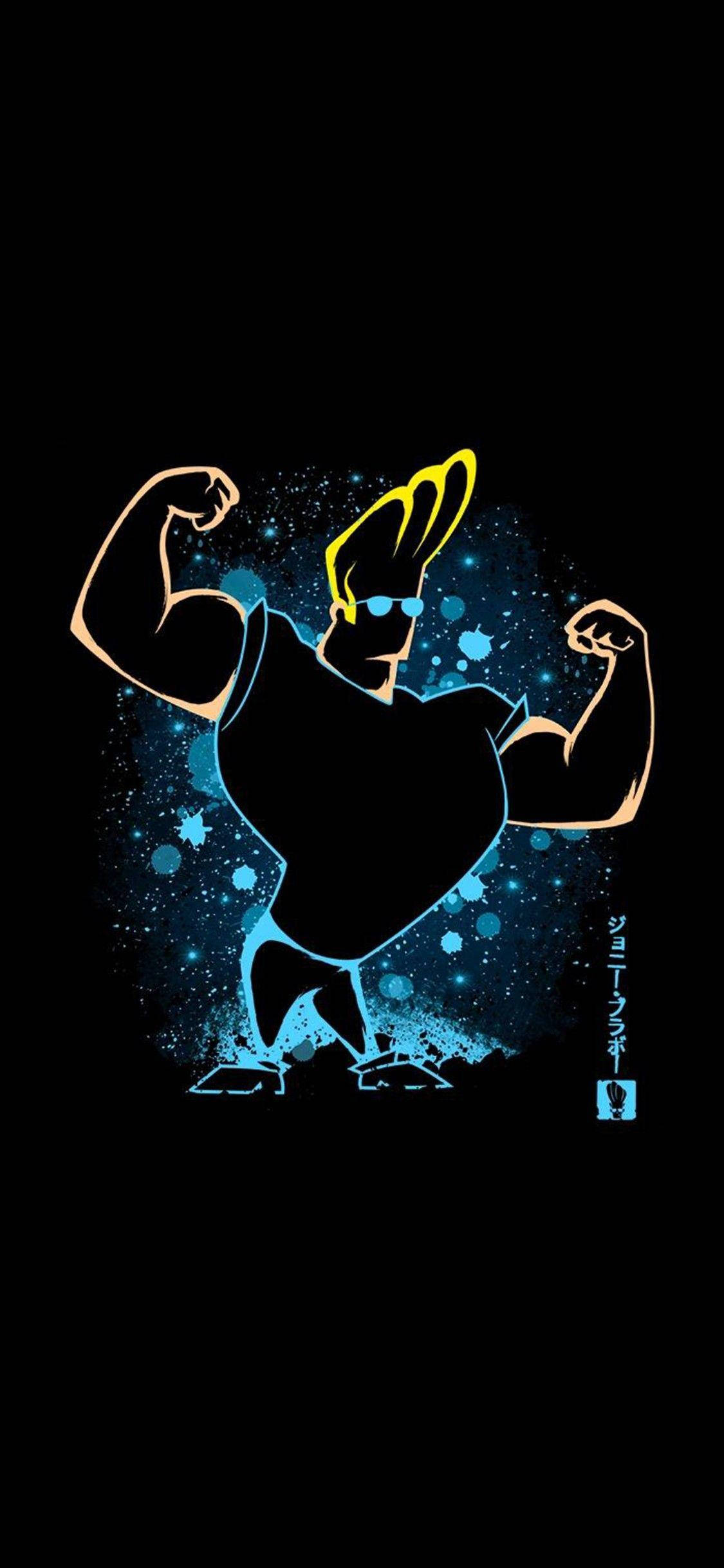 Johnny Bravo Omlynkuns Muurpapier