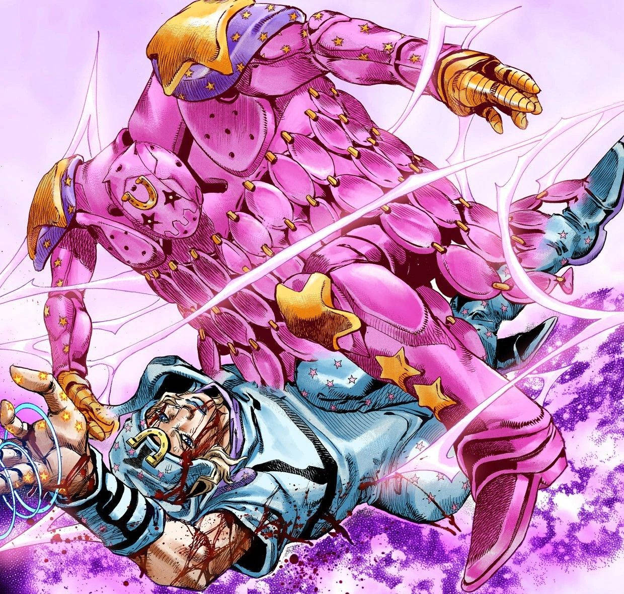 Johnny Joestar wat Tusk Act 4 oproep Muurpapier