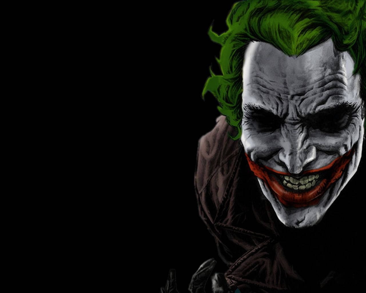 Joker Aanhanger Kuns Muurpapier