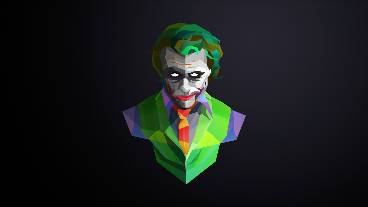 Joker-agtergrond Muurpapier