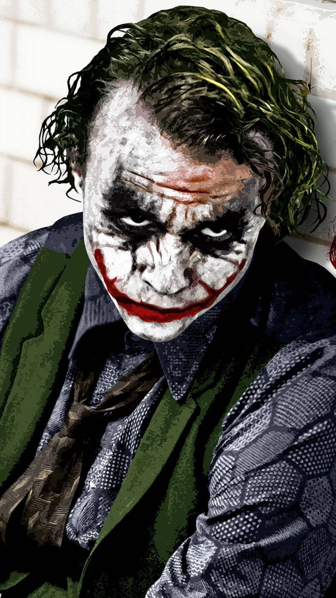 Joker iPhone Skrikwekkende Vreemde Blik Muurpapier