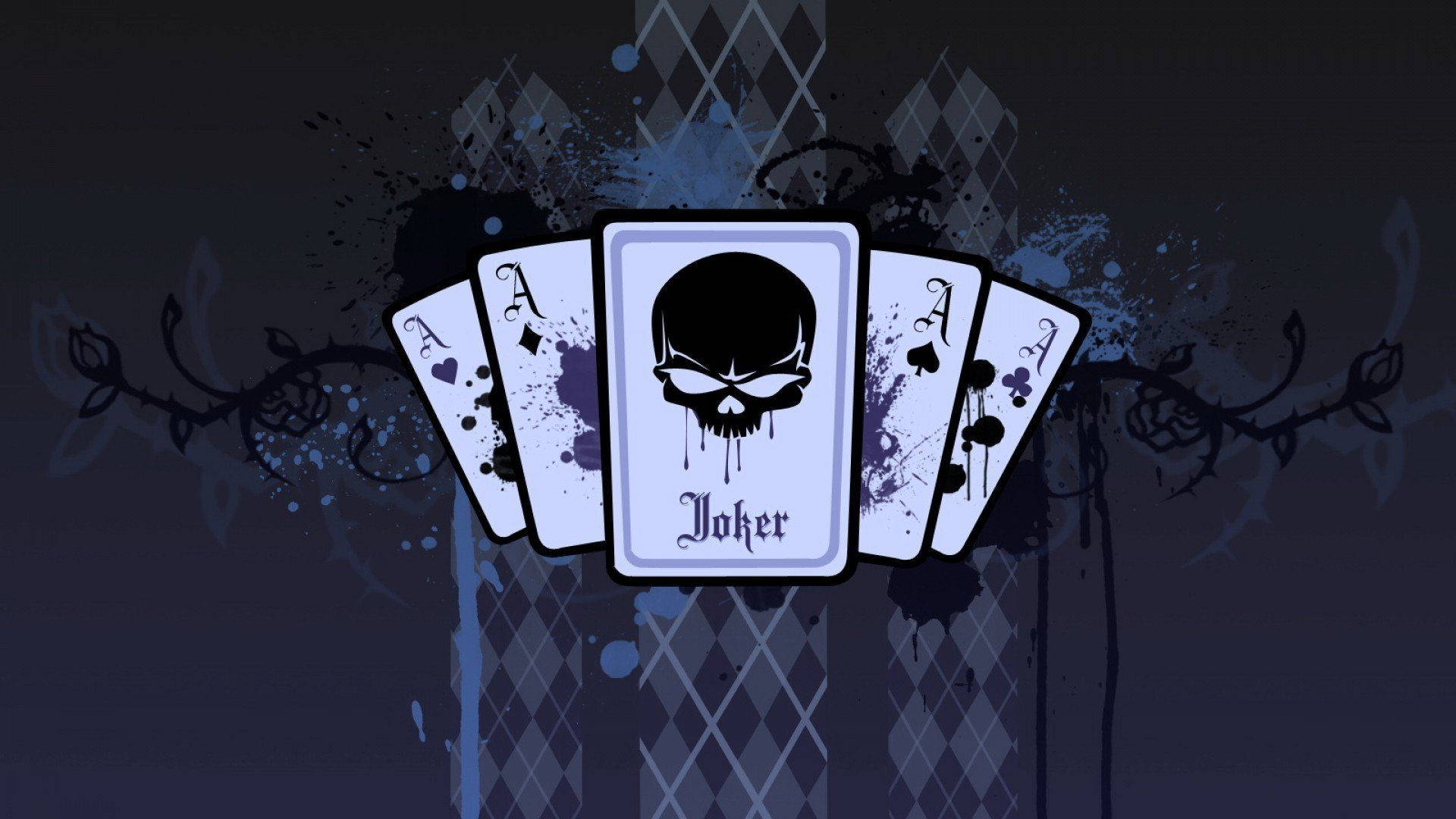 Joker Kaart Digitale Kuns Muurpapier