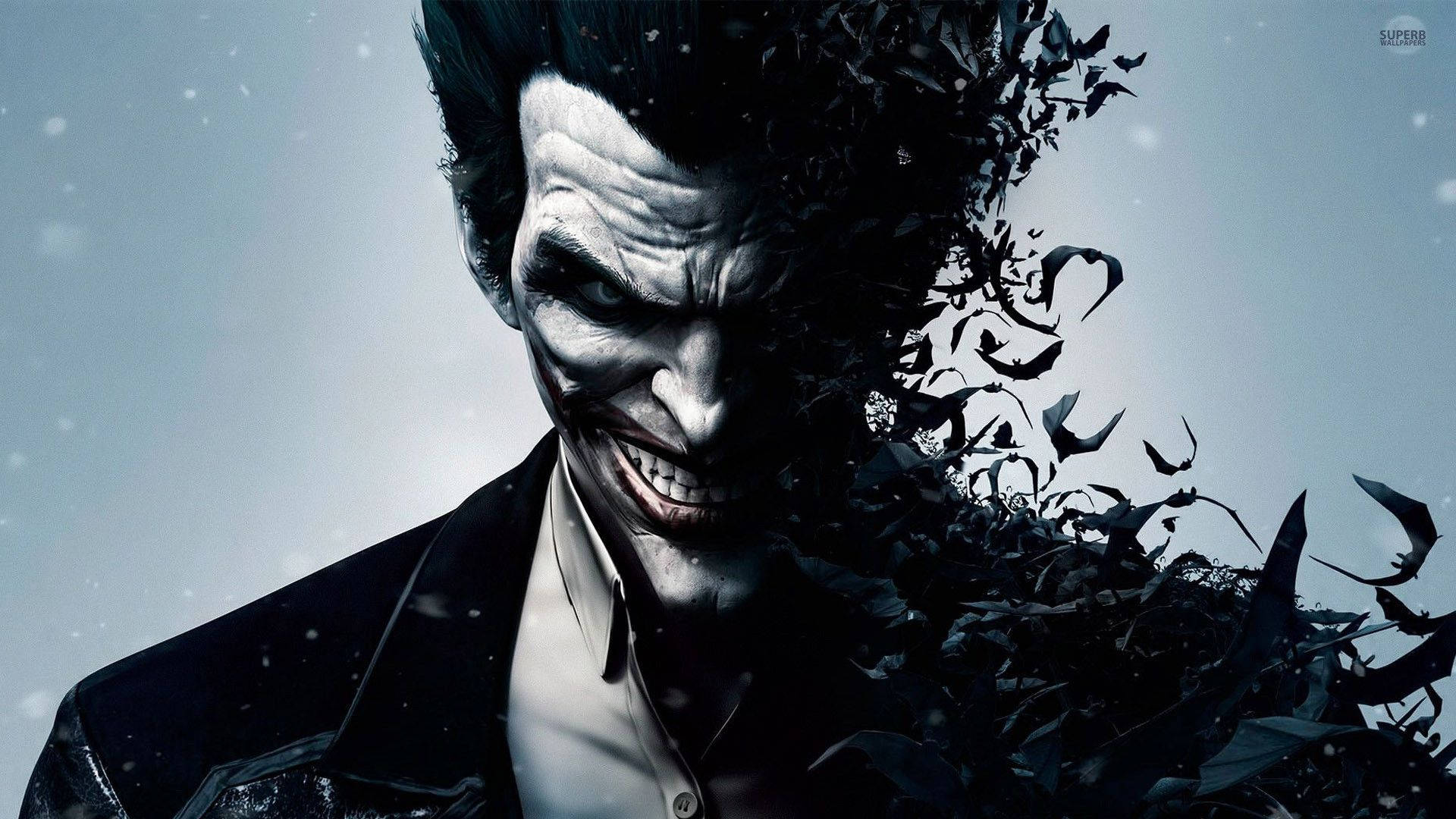 Joker wat in Vlermuise Oplos Agtergrond