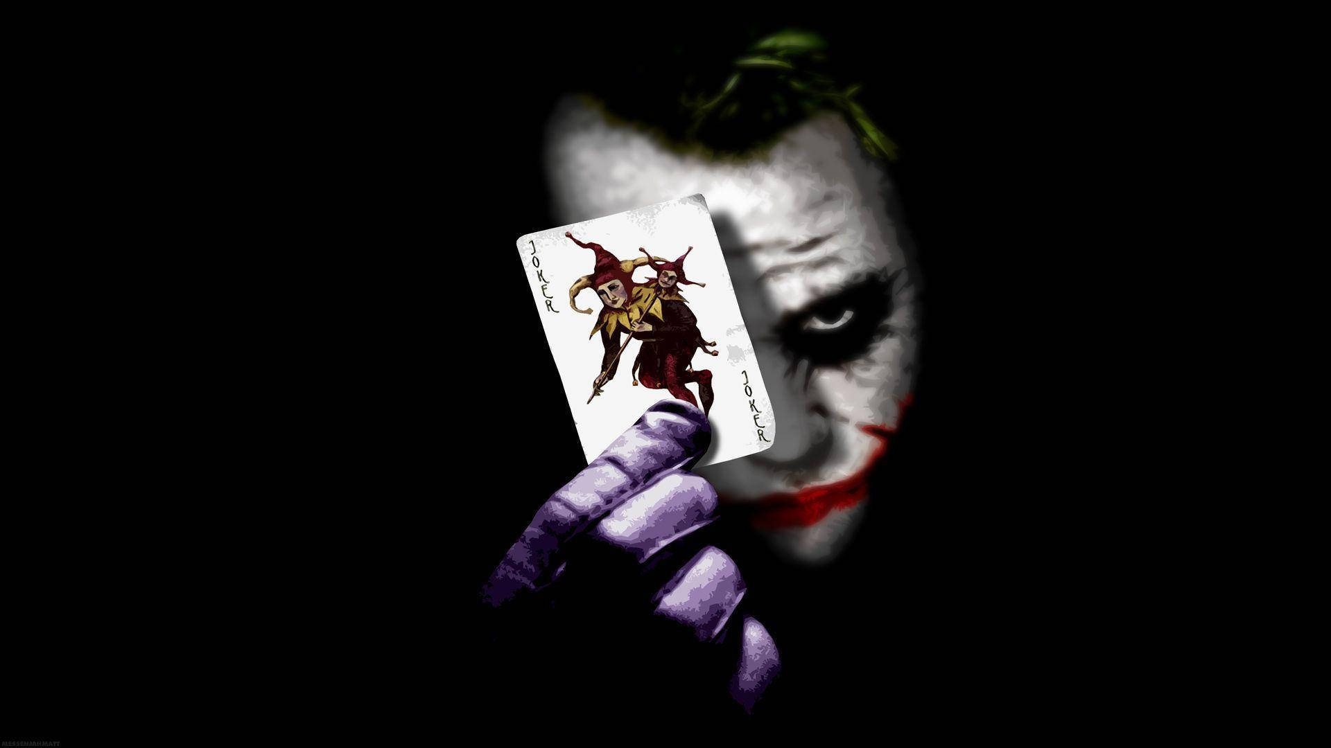Joker wat Kaart Vashou-agtergrond