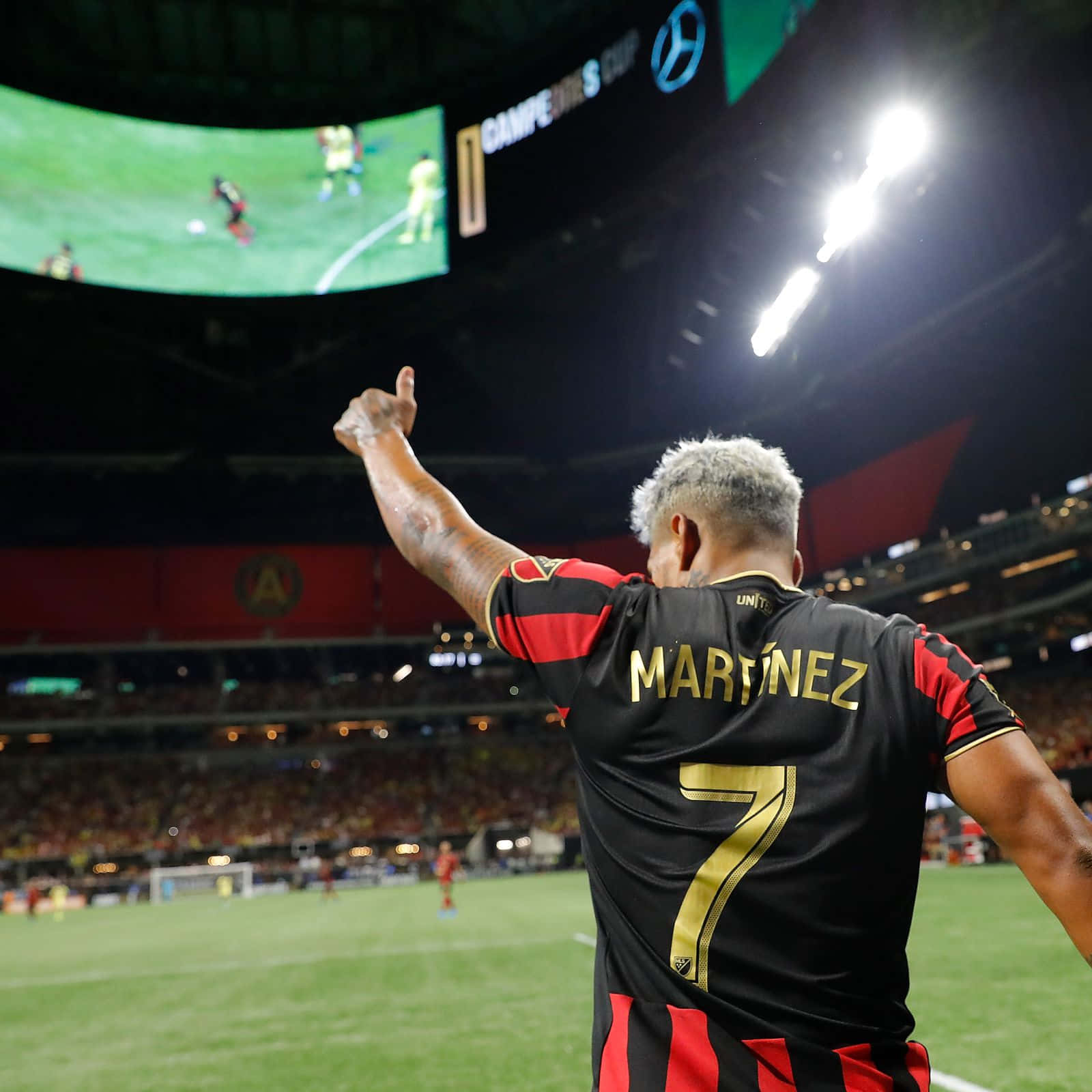 Josef Martinez Campeones Cup-skoot Muurpapier