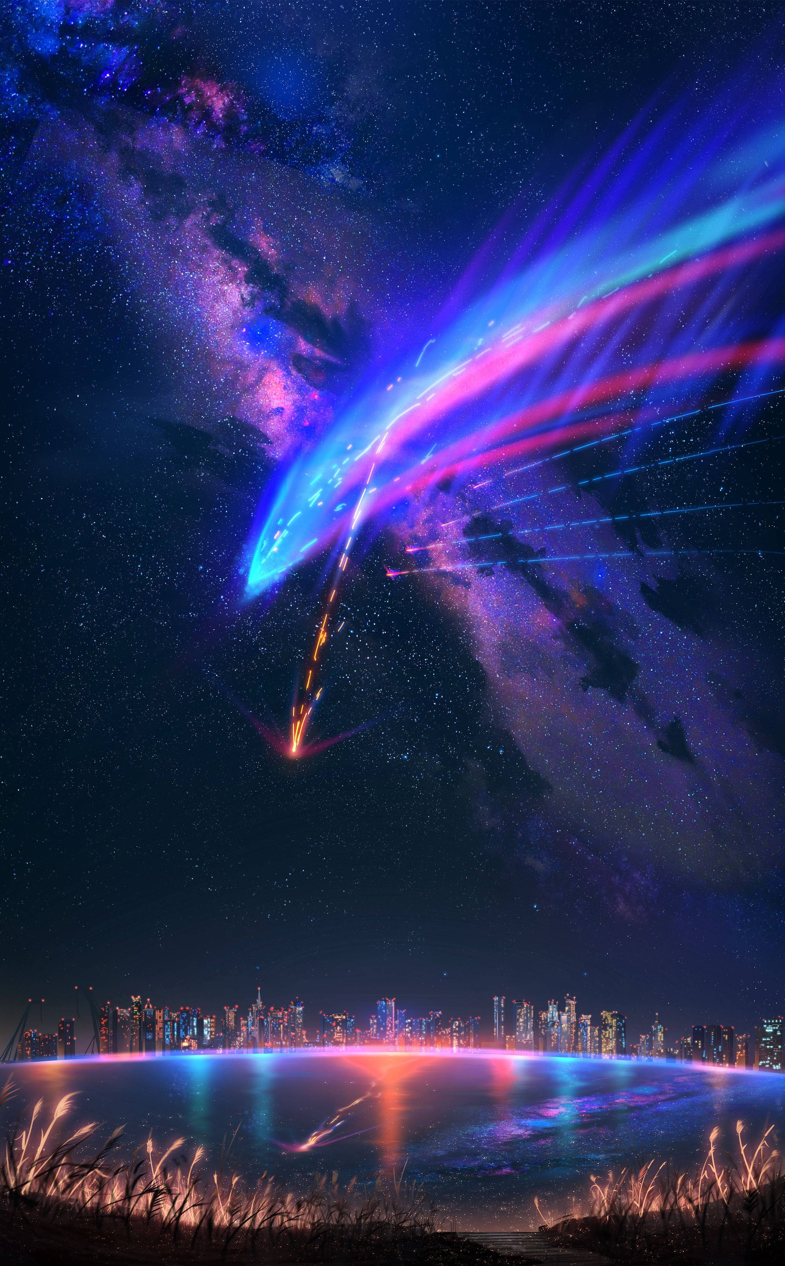 Jou Naam iPhone See wat Meteor Reflekteer Muurpapier