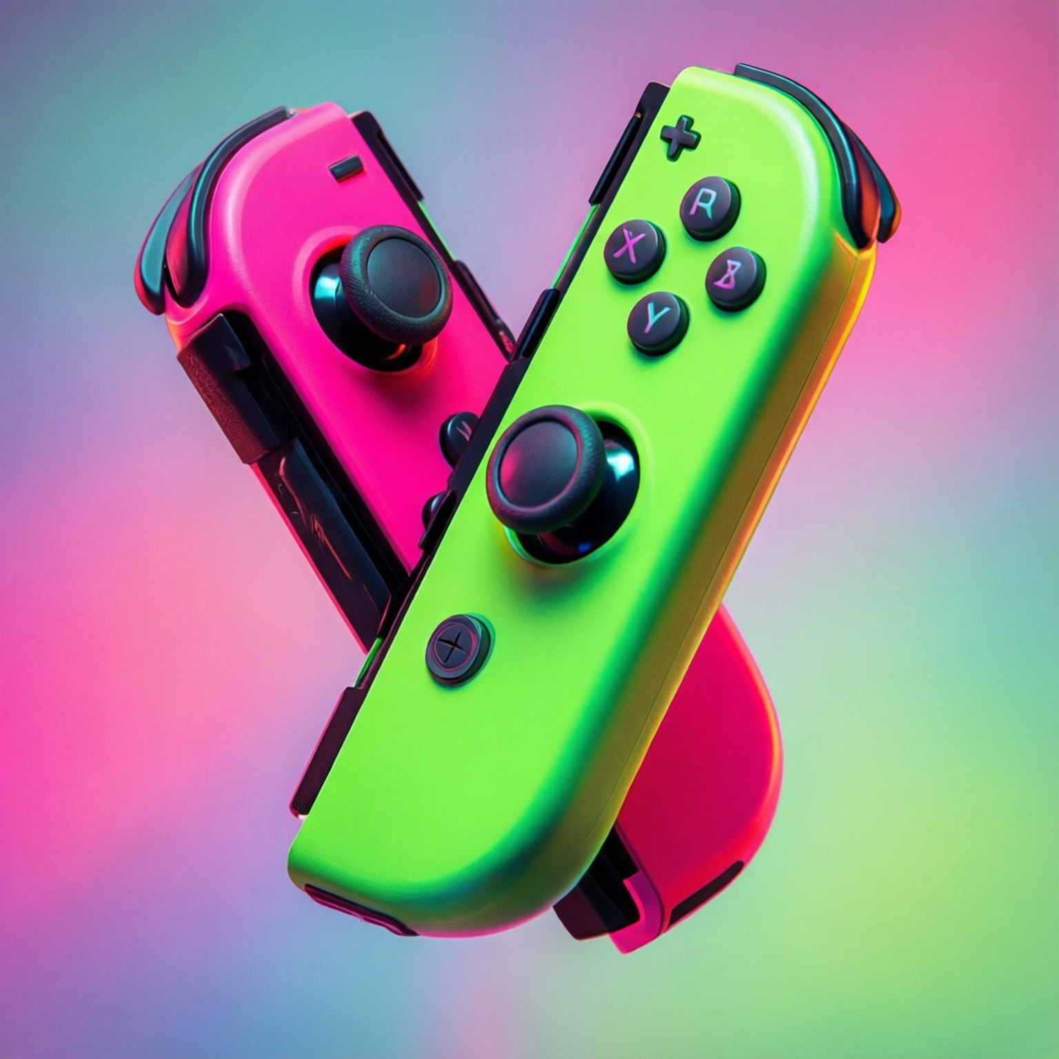 Joy-Con Pop Kuns Muurpapier