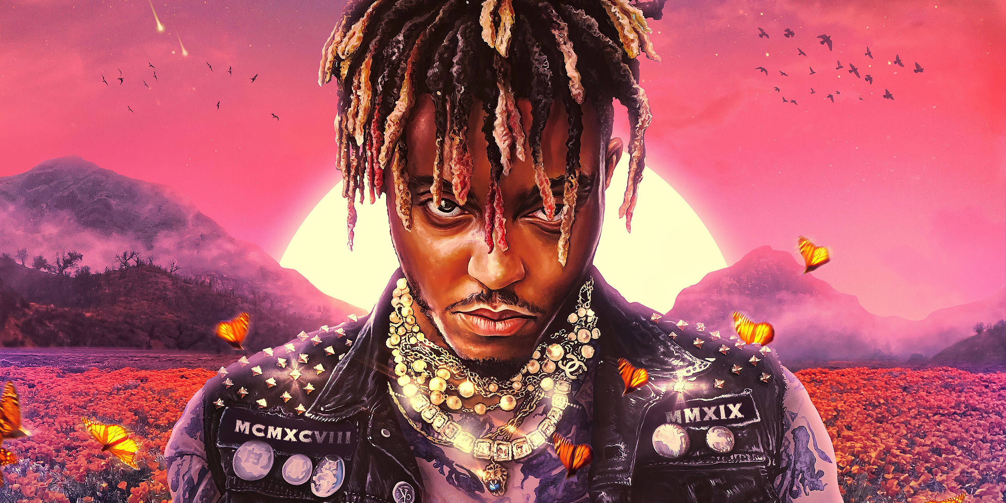 Juice Wrld Albuem 4K Muurpapier