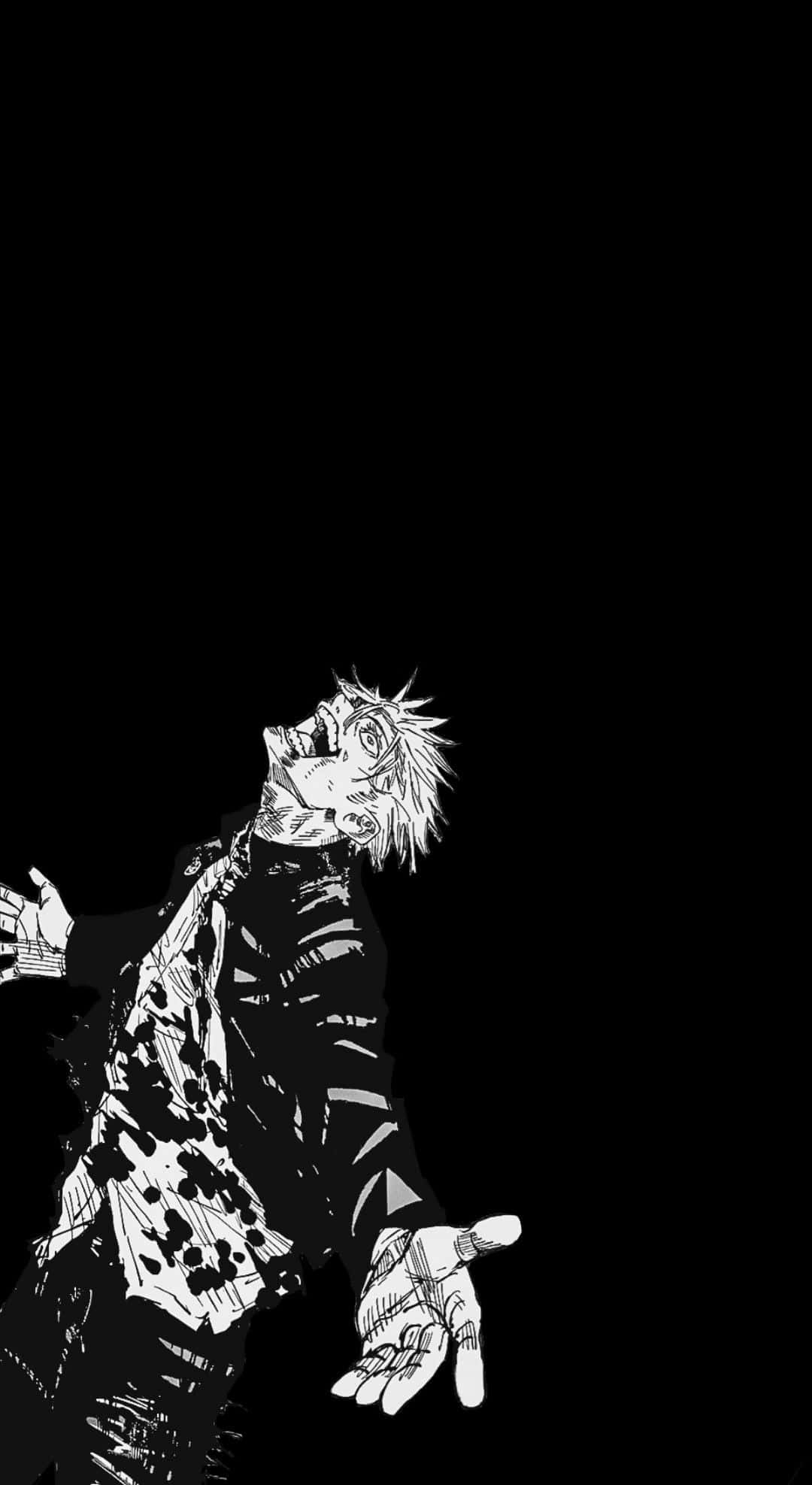 Jujutsu Kaisen Gojo Satoru Estetiese Manga Muurpapier