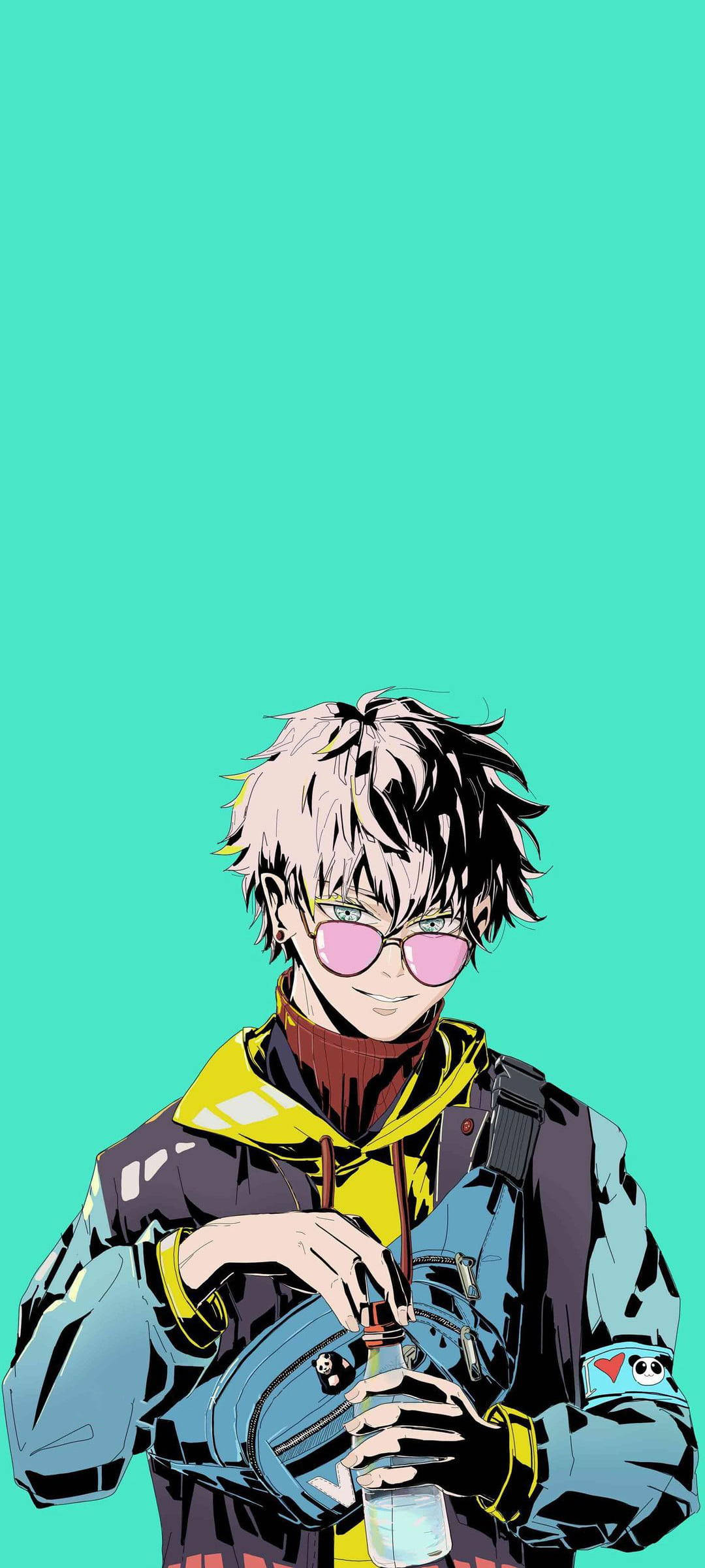 Jujutsu Kaisen Gojo Koel Kuns Muurpapier