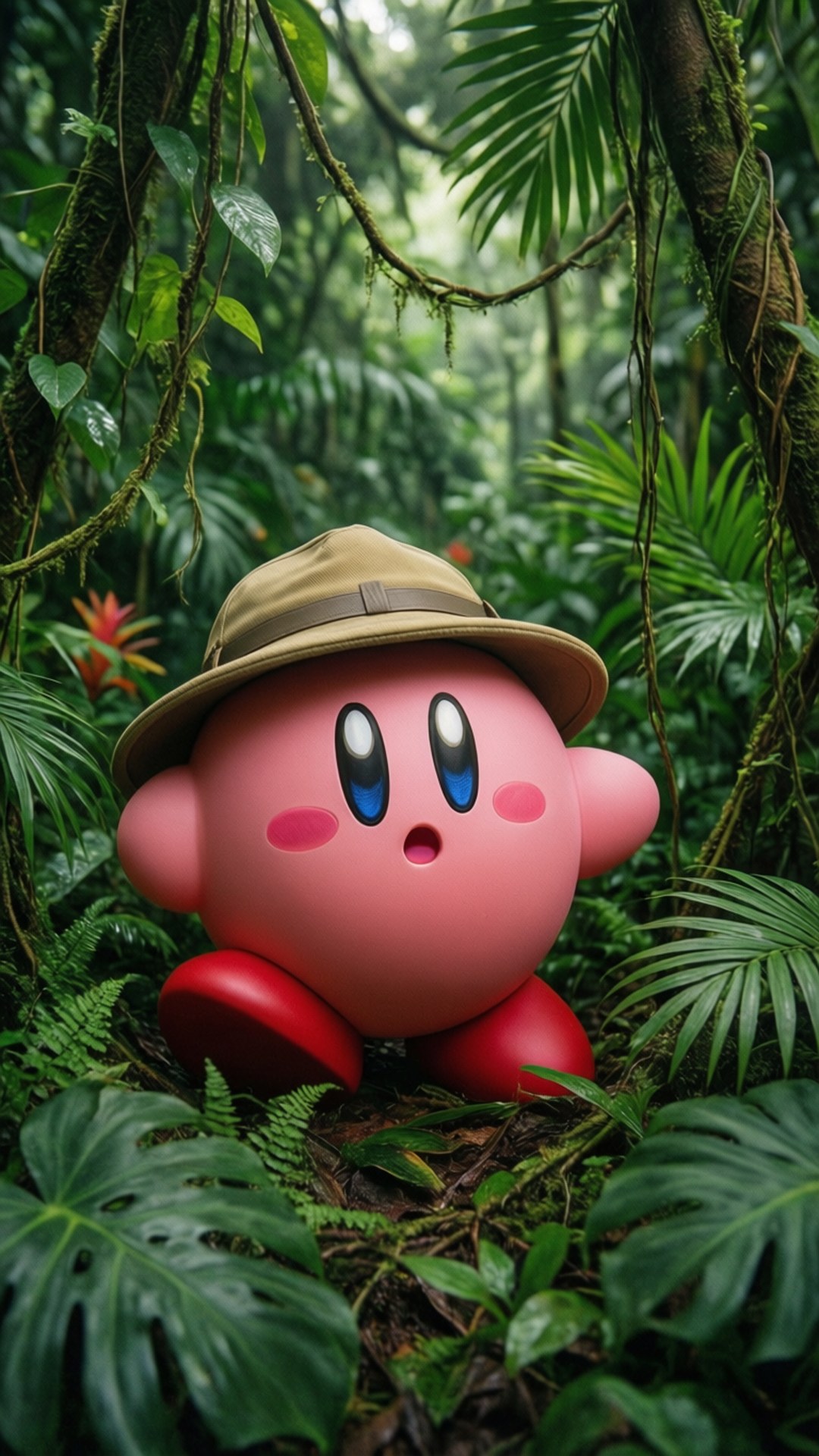 Jungle-ontdekker Kirby Muurpapier