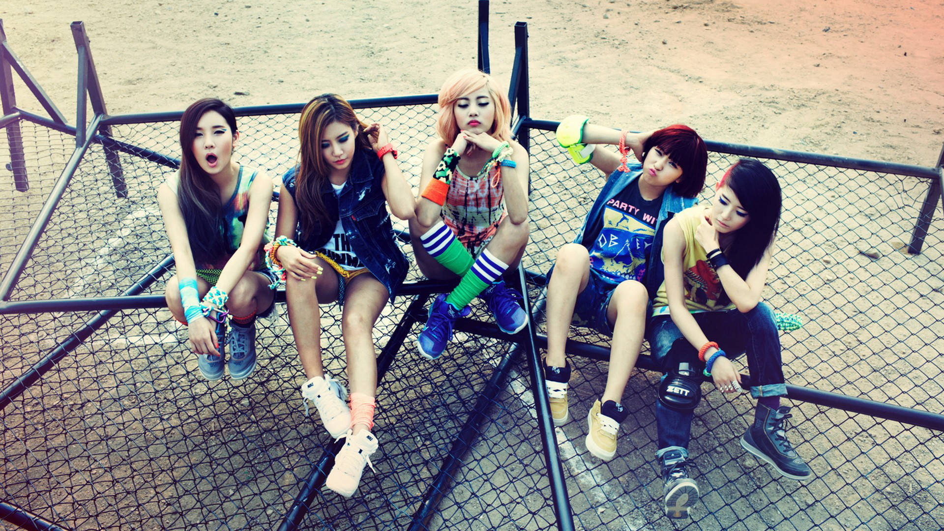 K Pop Meisiegroep Glam Muurpapier