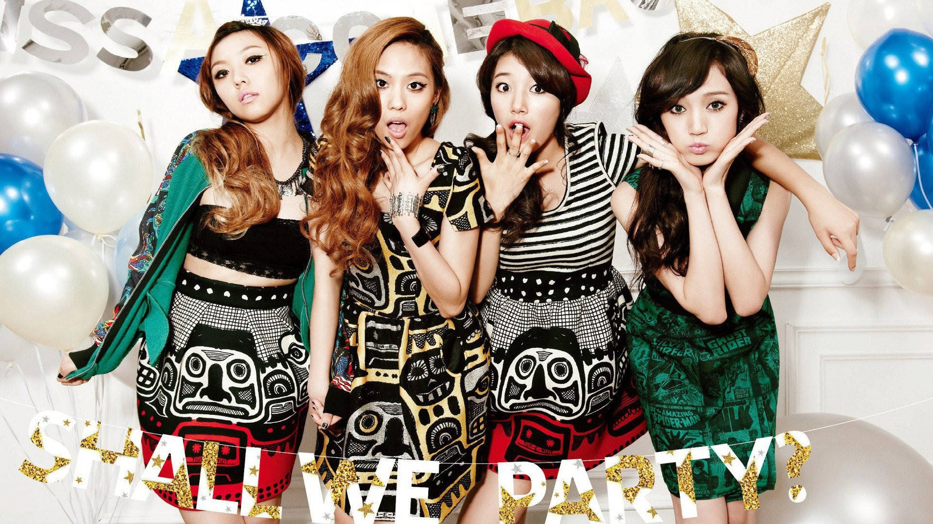 K Pop Meisiegroep Miss A Muurpapier