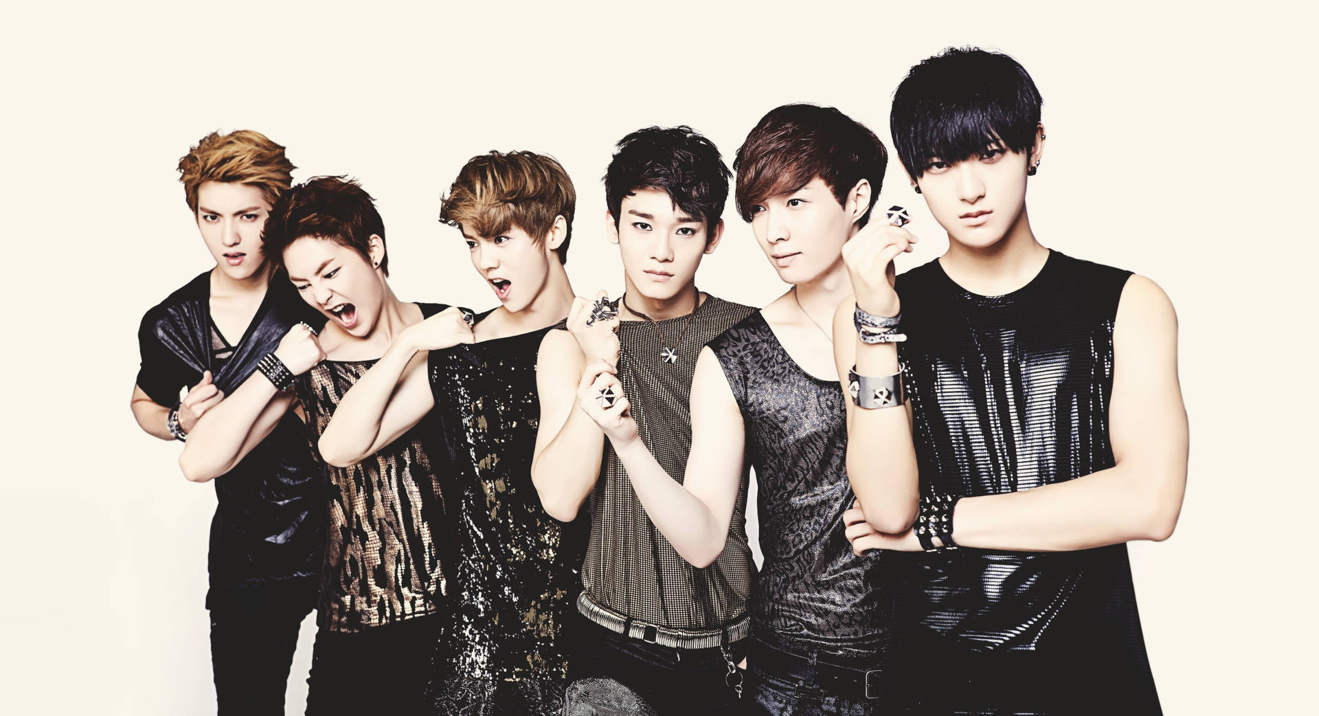 K Pop Seunsgroep Exo-M — Kpop GIF Muurpapier